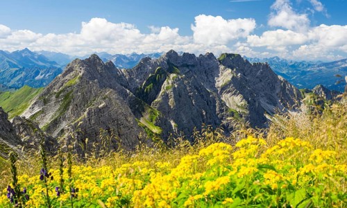 Daumengruppe mountain range