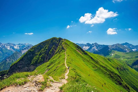 Trail from the Sollereck Fellhorn