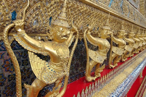 Garuda and Nagas