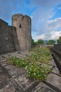 One of the five towers of Fort Belgica