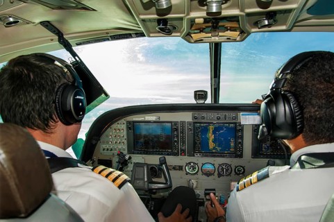 Cessna 208-B cockpit