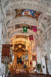 Benediktbeuern Abbey at Corpus Christi