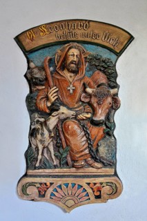 Relief of St. Leonard in St. Mary's Chapel at the mansions