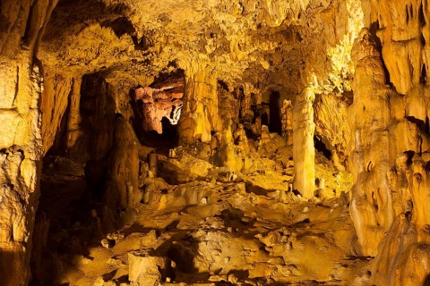 Stalactite cave in Rudine