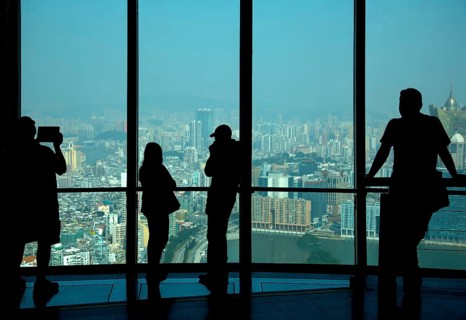View from the TV Tower Macau Tower City