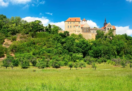 Goseck Castle in the Saaletal valley