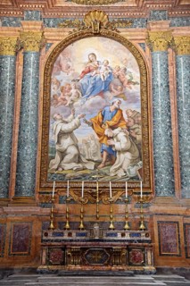 Altar in the Basilica di Santa Maria degli Angeli e dei Martiri