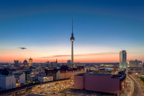 Berlin-Mitte with Alexanderplatz square
