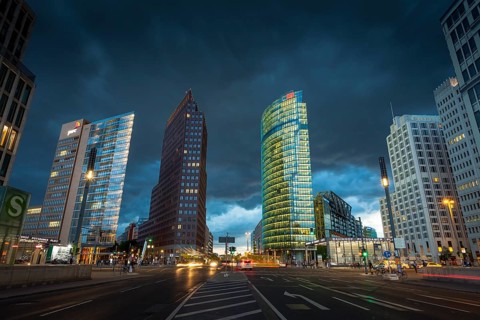 Potsdamer Platz in central Berlin