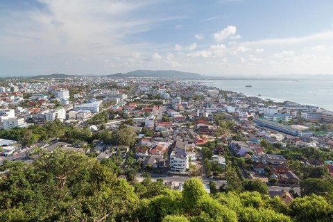 View to Songkhla from Khao Tang Kuan hill