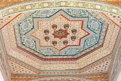 Ceiling in the Bahia Palace