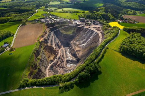 Limestone mining