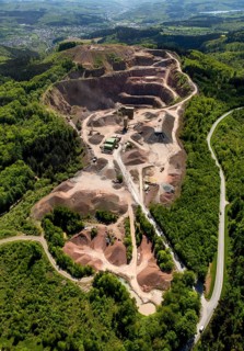 Limestone quarry