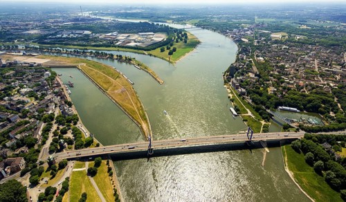 Ruhr estuary and Rhine