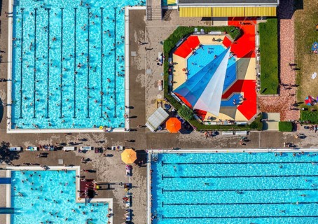 Berge open air pool