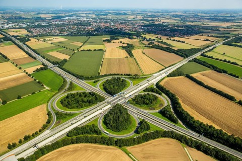 Motorway intersection