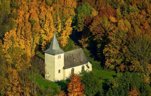 Chapel on Furstenberg in the deciduous forest