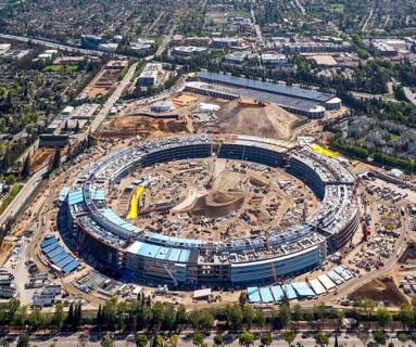 Huge construction site