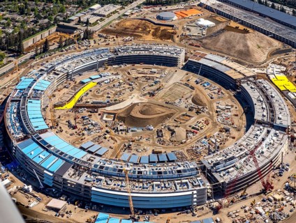 Huge construction site