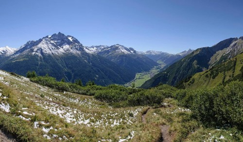 View of Stanzertal valley
