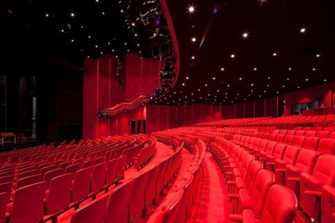Auditorium floor and rank