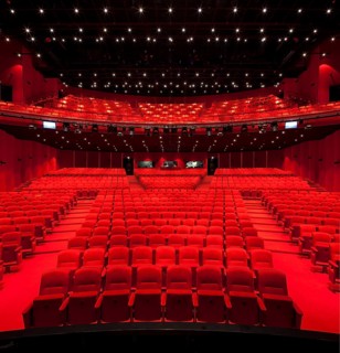 Auditorium floor and rank