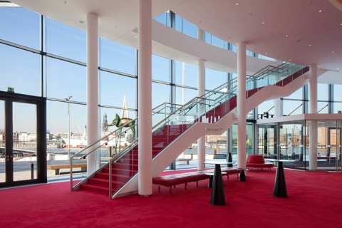 Foyer with staircase