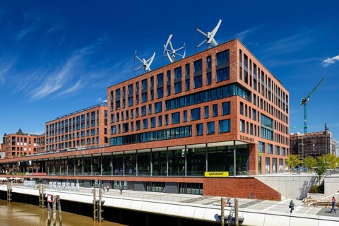 Elbarkaden and Magdeburg Harbor in HafenCity