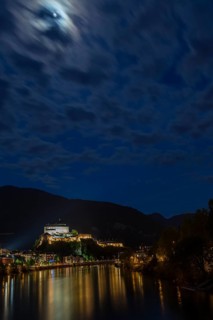 Kufstein Fortress at night