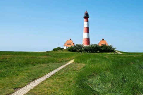 Westerhever Lighthouse and Stockenstieg