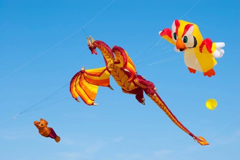 Kite festival in St. Peter-Ording
