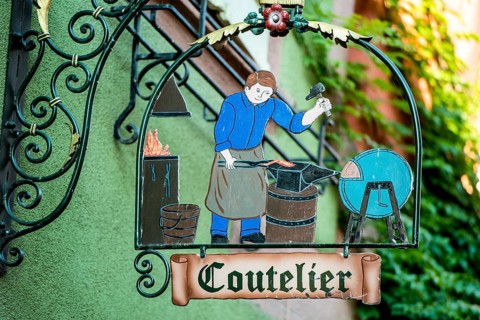 Signboard for a blacksmith
