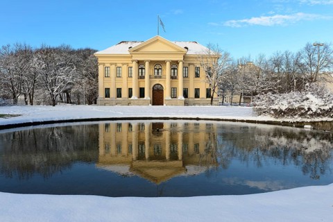 Prinz Carl Palais in the snow