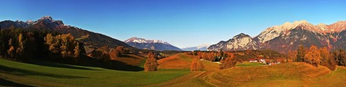 Upper Inn Valley in autumn