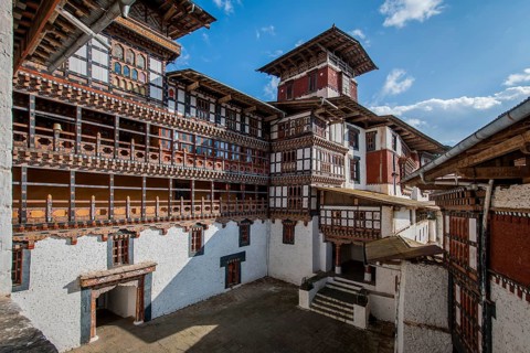 Dzong or Fortress of Trongsa