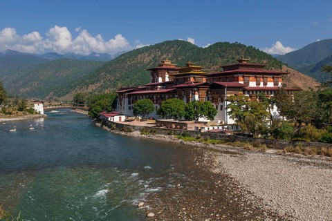 Dzong or Fortress of Punakha