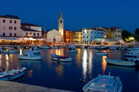 Port of Fazana at dawn