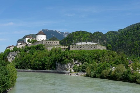 Kufstein Fortress above the Inn river