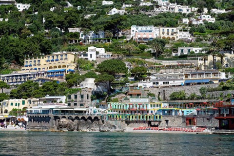 Marina Piccola with bathing bay