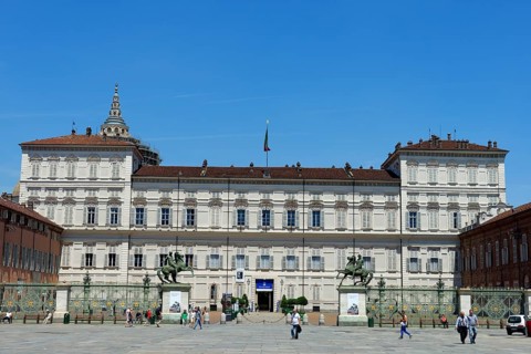 Piazza Castello with the Palazzo Reale