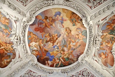 Ceiling fresco detail