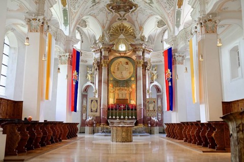 Altar and choir area
