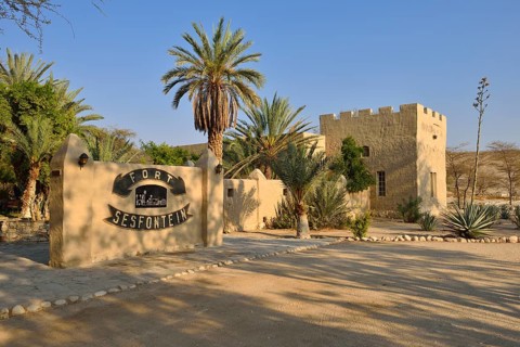 Historic german colonial fort of Sesfontein