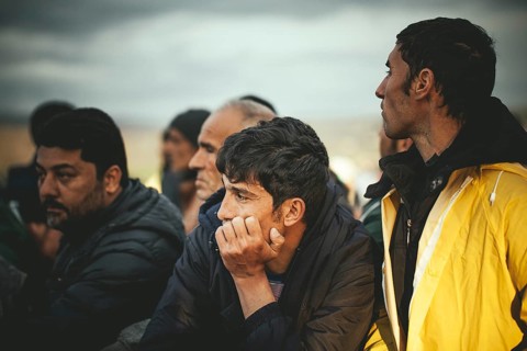 Idomeni refugee camp on the Greece-Macedonia border