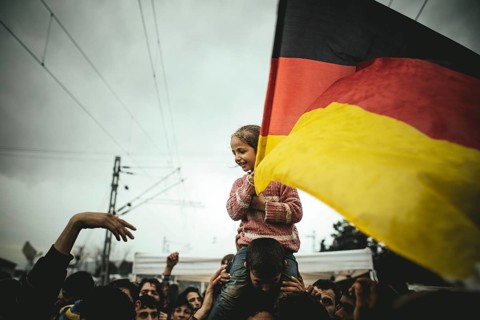 Idomeni refugee camp on Greek Macedonia border