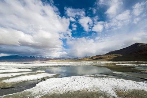 Layers of salt