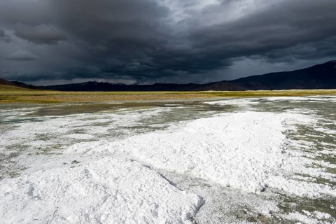 Layers of salt
