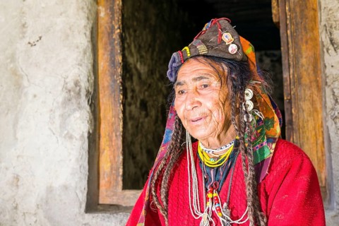 A woman of the Brokpa tribe