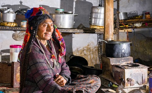 A woman of the Brokpa tribe
