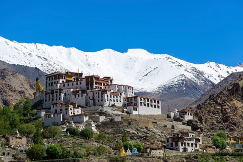 The Buildings of Likir Gompa monastery